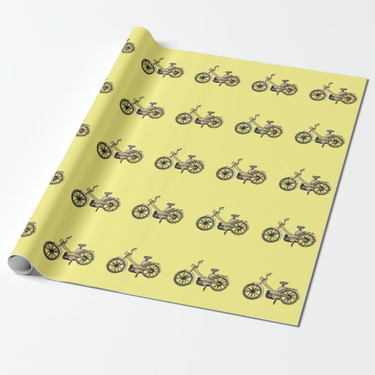Motorfiets Motor Bike Biker Cadeaupapier (Uitgerold)