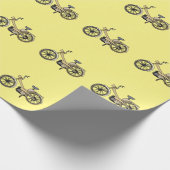 Motorfiets Motor Bike Biker Cadeaupapier (Hoek)