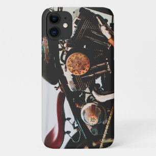 Motorfiets Motor Biker Rijder iPhone 11 Hoesje