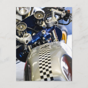 Motorfiets Motor Motorrijder Rijden Ruiter Briefkaart