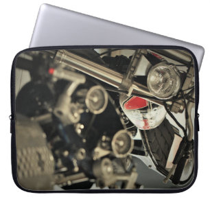 Motorfiets Motor Rijder Biker Laptop Hoes