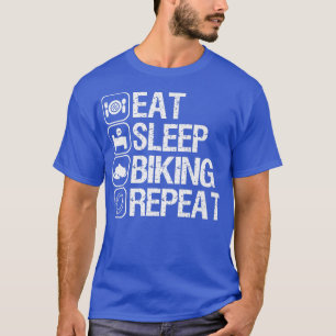 Motorfiets motorfiets fietsen rijden op straat t-shirt