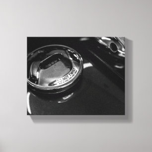 Motorfiets motorfiets, fietser, inferiedoek canvas afdruk