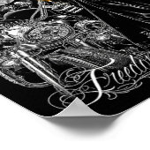 Motorfiets Motorfiets Mechanic Hallowe Poster (Hoek)