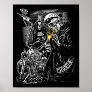 Motorfiets Motorfiets Mechanic Hallowe Poster