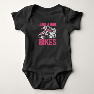 Motorfiets motorfiets Rider, een meisje dat Romper