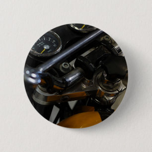 Motorfiets Motorrijder Ronde Button 5,7 Cm