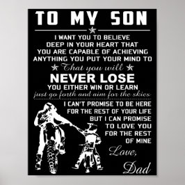 Motorfiets naar mijn vader van mijn zoon poster