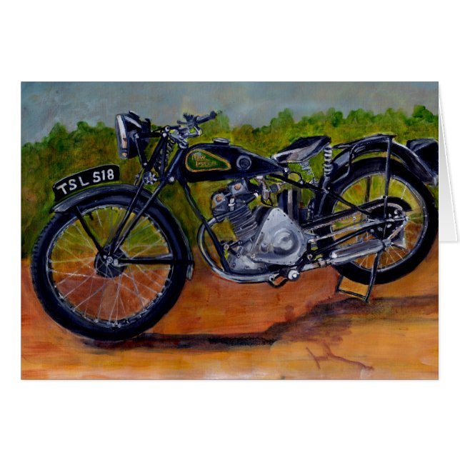  motorfiets - nieuw imperiaal schilderij (Voorkant Horizontaal)