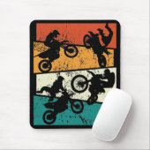 Motorfiets -off-Road Enduro Muismat (Met muis)