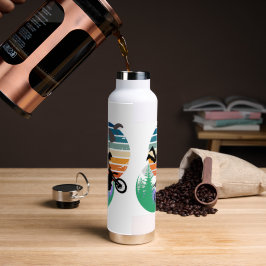 Motorfiets, parachutes en het buitenleven waterfles