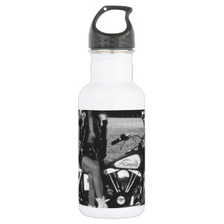 Motorfiets Pinup Meisje Waterfles