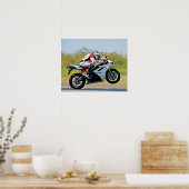Motorfiets Poster (Keuken)