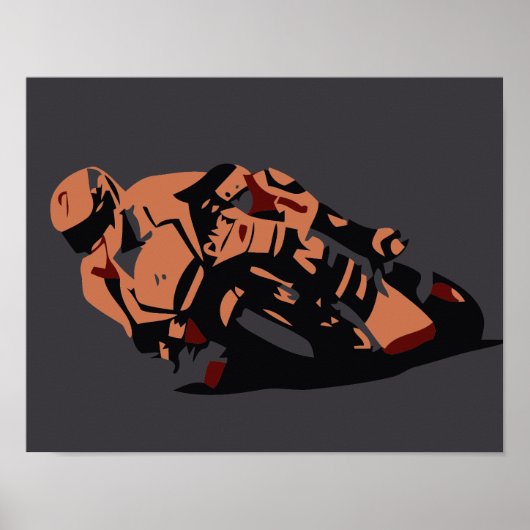 Motorfiets Poster (Voorkant)