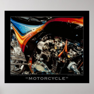 Motorfiets Poster