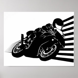 Motorfiets Poster