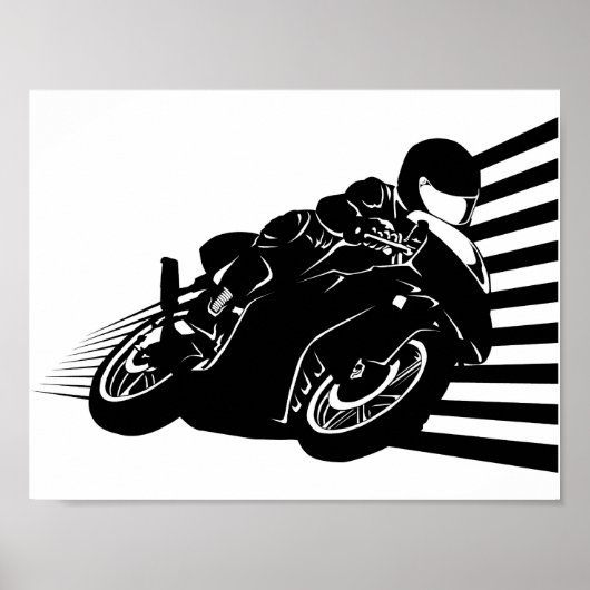 Motorfiets Poster (Voorkant)