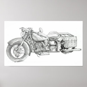 motorfiets poster