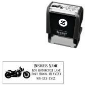 Motorfiets retour adres stempel (In situ)