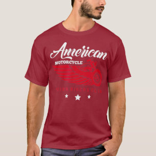 Motorfiets Rider American Motorcycle Indian Club T-shirt