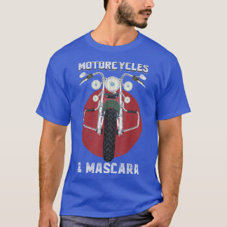 Motorfiets Rider Mascara Women Motorbike Riding FU T-shirt