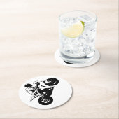 Motorfiets Ronde Kartonnen Onderzetter (Insitu)