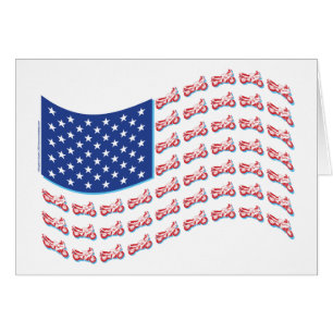 Motorfiets-schaduw-vlag-golf