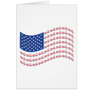 Motorfiets-schaduw-vlag-golf