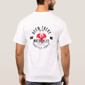 Motorfiets staart van de draak t-shirt (Achterkant)