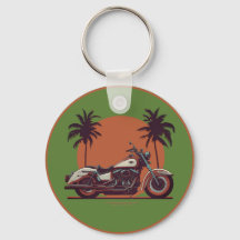  Motorfiets Sunset Beach Cool Classic Biker