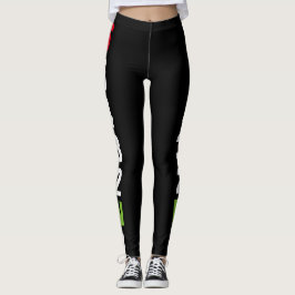 Motorfiets Superbike 6 Versnellingsbak Patroon Leggings