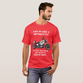 Motorfiets T-shirt (Voorkant volledig)