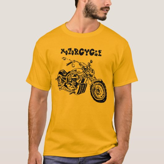 motorfiets t-shirt (Voorkant)