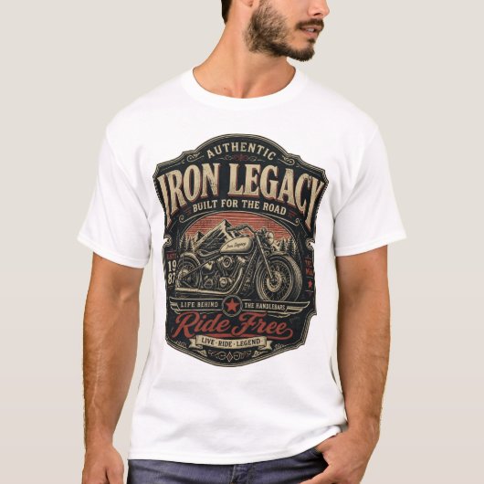 motorfiets t-shirt (Voorkant)