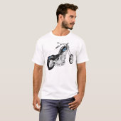 Motorfiets T-shirt (Voorkant volledig)