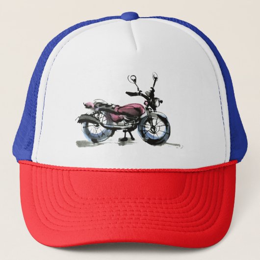 Motorfiets Trucker Pet (Voorkant)