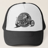 motorfiets trucker pet (Voorkant)