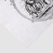 motorfiets — vaders dag-geboorte tissuepapier (Detail)