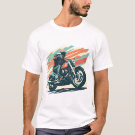 Motorfiets verbazingwekkende motorrijder touring t-shirt