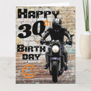 Motorfiets 'Verjaardag 30e Heb het nog steeds Kaart