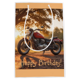 Motorfiets Verjaardag Medium Cadeauzakje