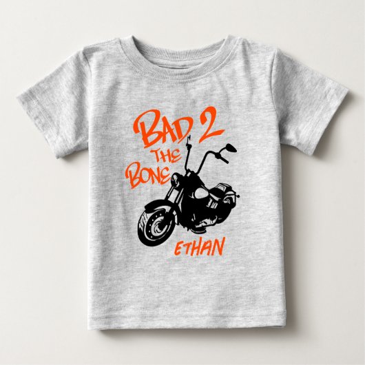 Motorfiets verjaardag shirt slecht voor het bot ts (Voorkant)