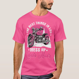 Motorfiets Vrouwen Motorfiets Grappige Fietsliefhe T-shirt