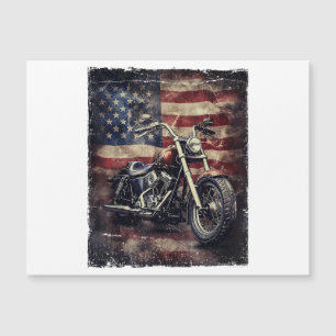  Motorfiets VS Vlag Retro Biker Amerikaans