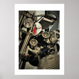 Motorfiets Yahama Triumph Foto Poster