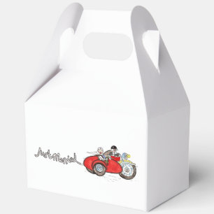 Motorfiets & Zijspan Bruid en Bruidegom Huwelijk Bedankdoosjes