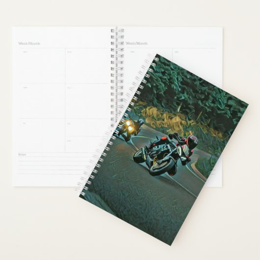 Motorfietscadeau Planner (Display)