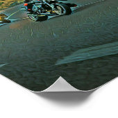 Motorfietscadeau Poster (Hoek)