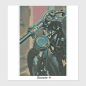 Motorfietscadeau Sticker (Vel)