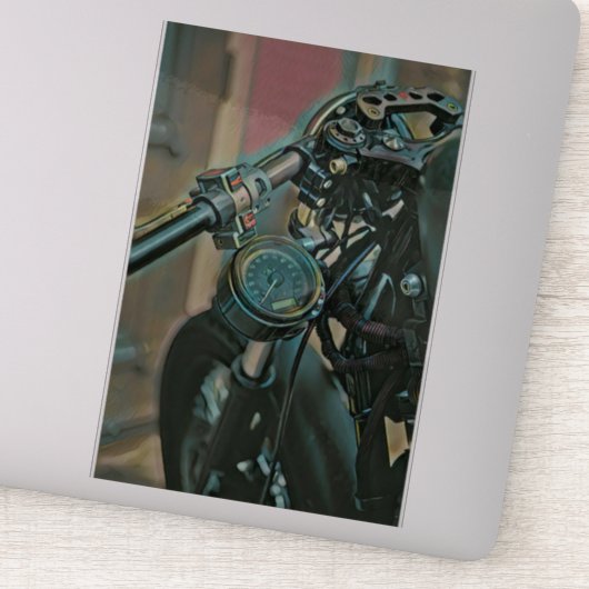 Motorfietscadeau Sticker (Detail)